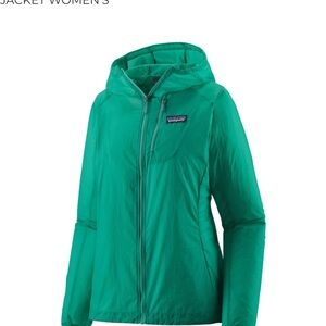 Womens houdini windbreaker. Fresh teal. Xs